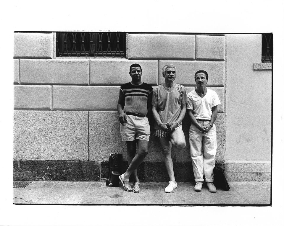 7 키스 재럿, 게리 피콕, 잭 디조넷 트리오 라인업의 젊은 시절 모습. 1986년도. 이태리의 루가노.jpg